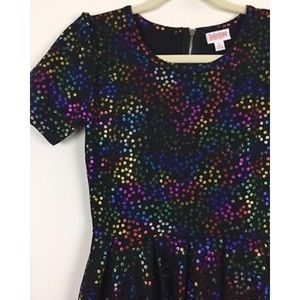 Large rainbow Lularoe Amelia